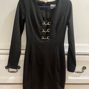 ASOS black mini dress black